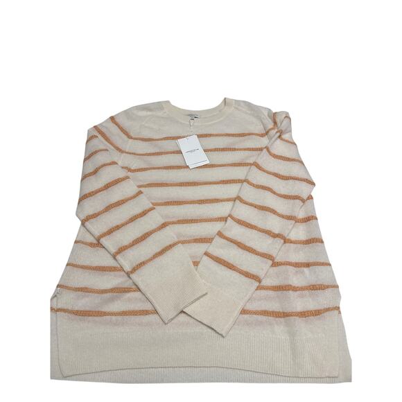 Lafayette 148 New York Cashmere Stripped Breton Sz 2X Stripped Luxurious Sweater - Picture 9 of 15